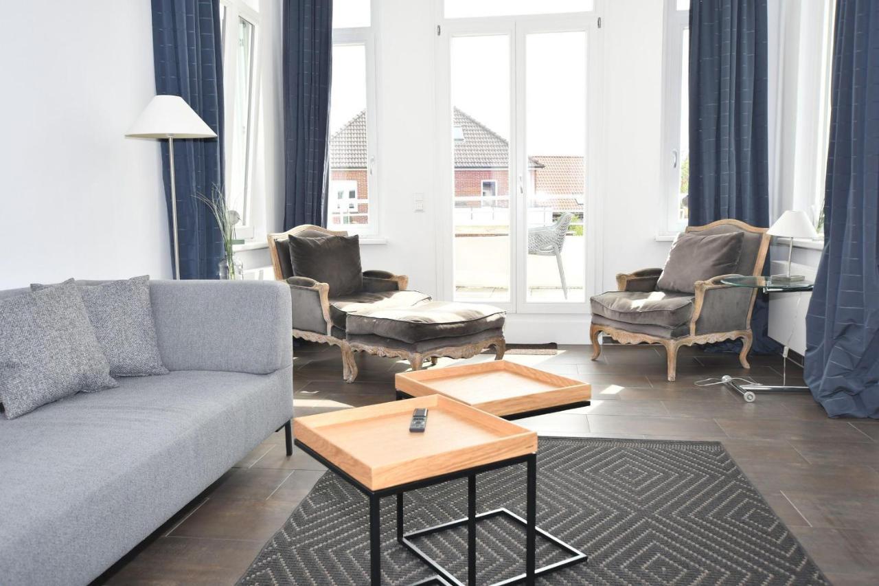 Villa-Emilie-Wohnung-Augustine Borkum Bagian luar foto