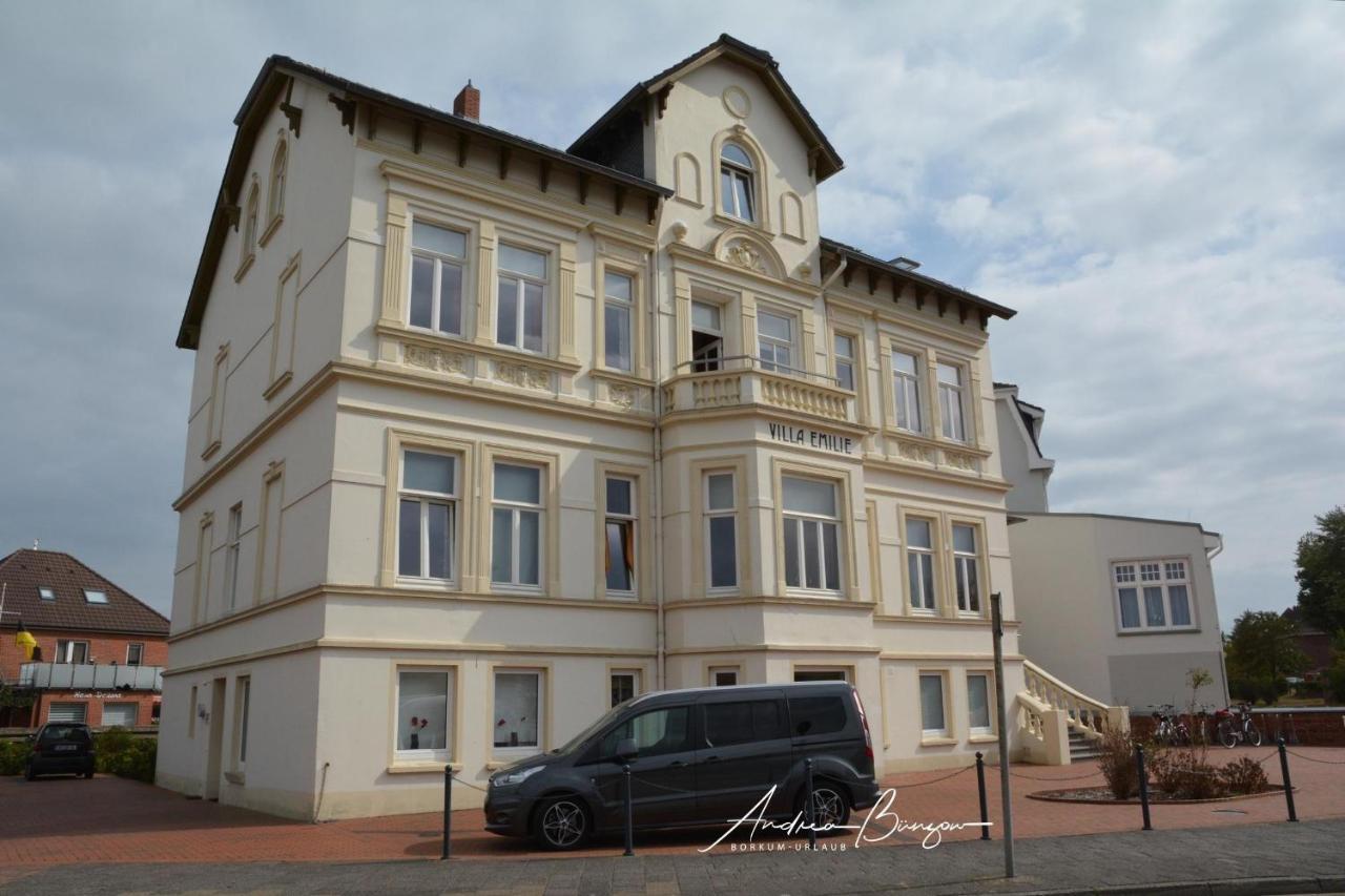 Villa-Emilie-Wohnung-Augustine Borkum Bagian luar foto