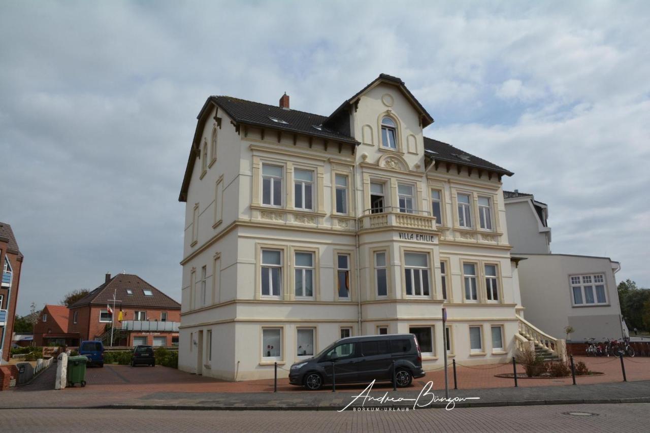Villa-Emilie-Wohnung-Augustine Borkum Bagian luar foto
