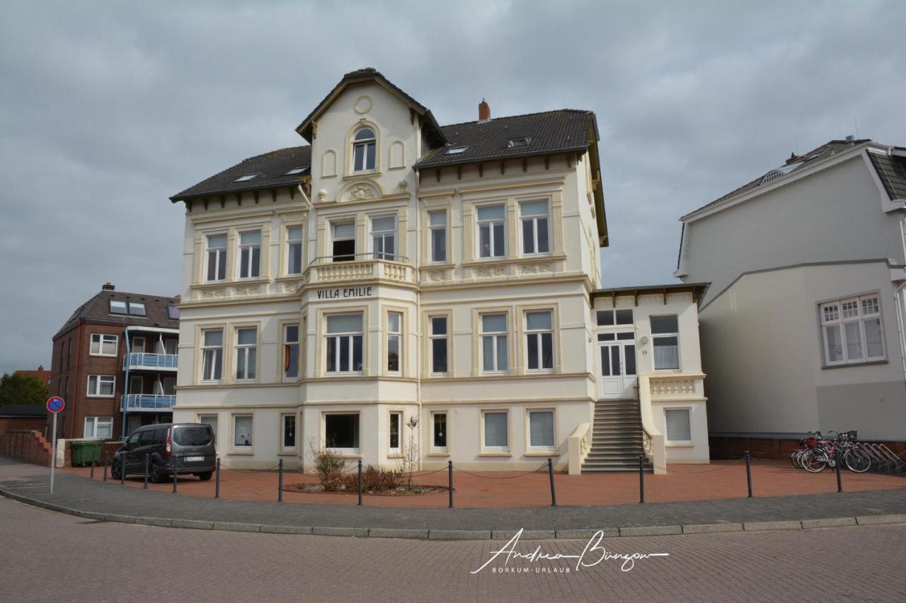 Villa-Emilie-Wohnung-Augustine Borkum Bagian luar foto
